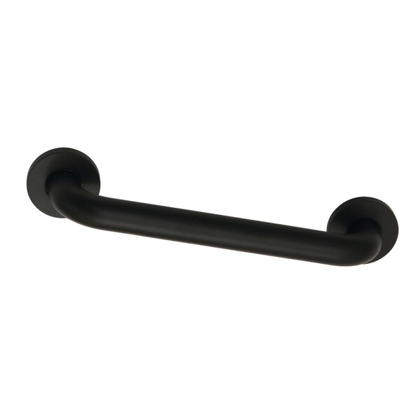 Kingston Brass DR514120 12-Inch x 1-1/4-Inch O.D Grab Bar, Matte Black DR514120 - main